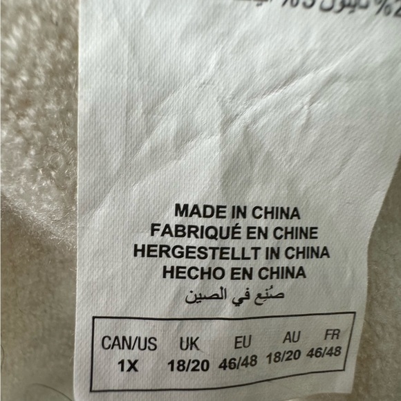 Addition Elle Love & Legend White Turtleneck Sweater Size 1x - Picture 9 of 10